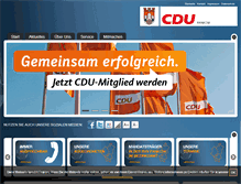 Tablet Screenshot of cduberlin-nordost.de